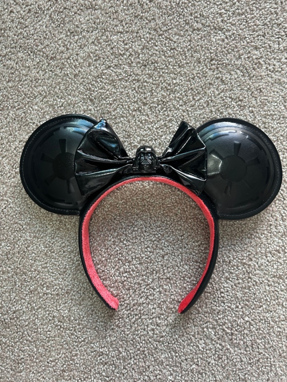 *RARE* Ashley Eckstein Darth Vader Mickey/Minnie Ear Headband